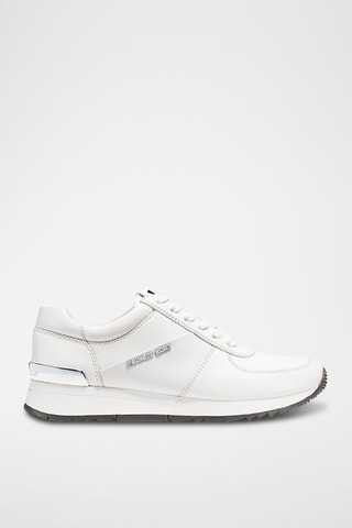 Sneakers en cuir de mouton Ellietrain - Blanc
