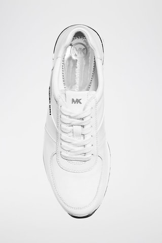 Sneakers en cuir de mouton Ellietrain - Blanc