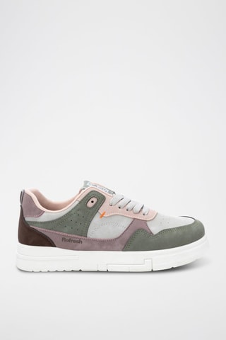 Baskets - Kaki et rose