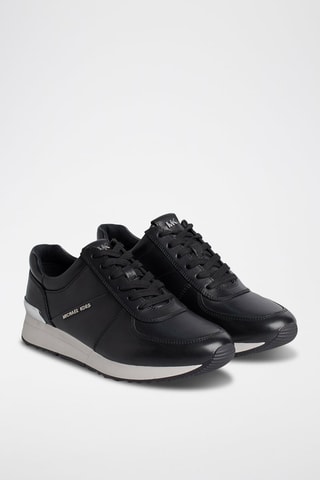 Baskets en cuir Allie - Noir