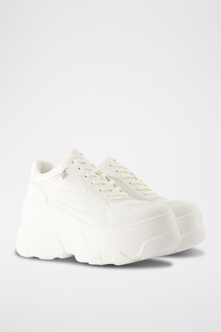 Baskets plateformes - Blanc