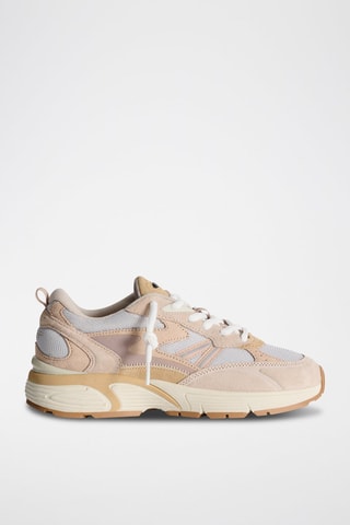 Baskets en cuir California - Beige