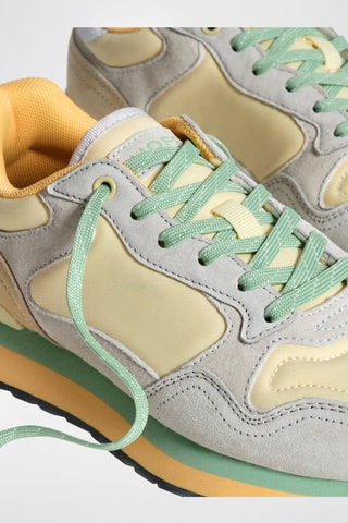 Baskets en cuir Luanda - Jaune