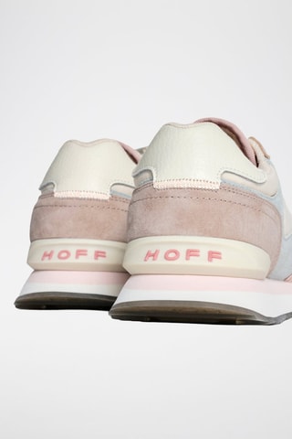 Baskets en cuir Saint Louis - Rose et ciel