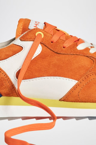 Baskets en cuir Citrus - Orange