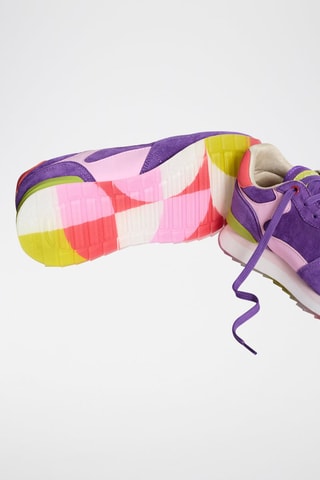 Baskets en cuir Rhosus - Violet
