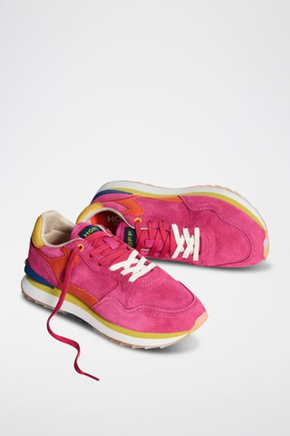 Baskets en cuir Fragum - Rose