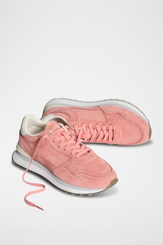 Baskets en nubuck Barahona - Rose
