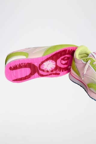 Baskets Cat - Rose et vert