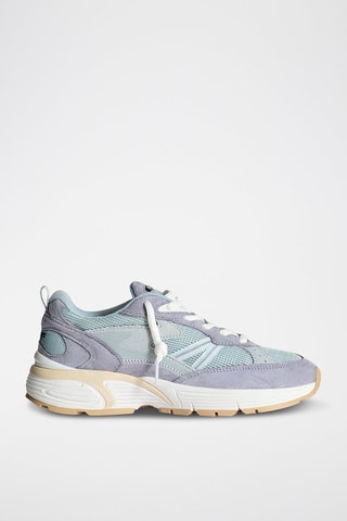 Baskets en cuir Cabell - Ciel