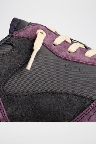 Baskets en cuir Gulfport - Violet et anthracite