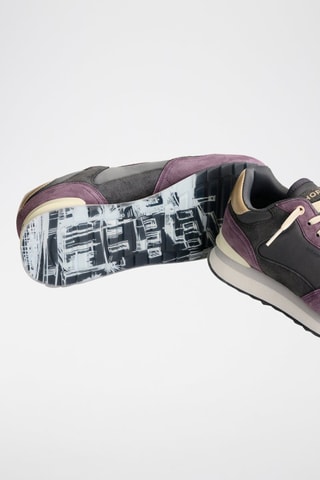 Baskets en cuir Gulfport - Violet et anthracite