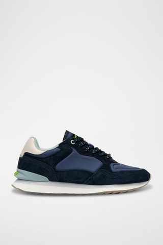 Baskets en cuir Milano - Bleu marine