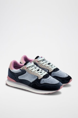 Baskets en cuir Sapphire - Bleu marine