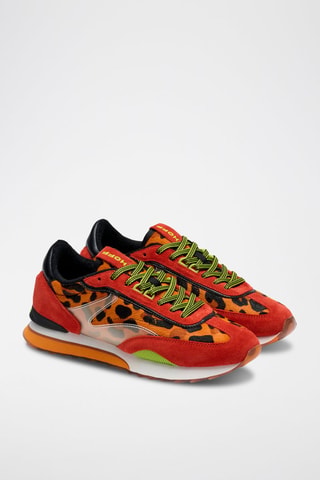 Baskets en cuir Lady - Orange