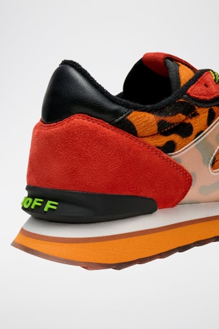 Baskets en cuir Lady - Orange