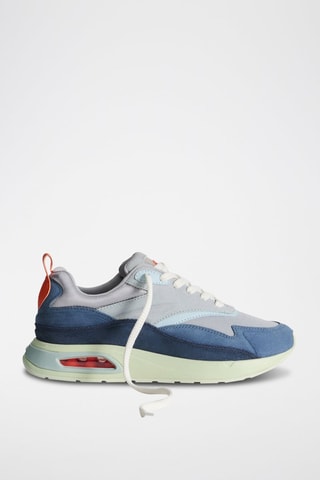 Baskets en cuir Goldent Gate - Bleu