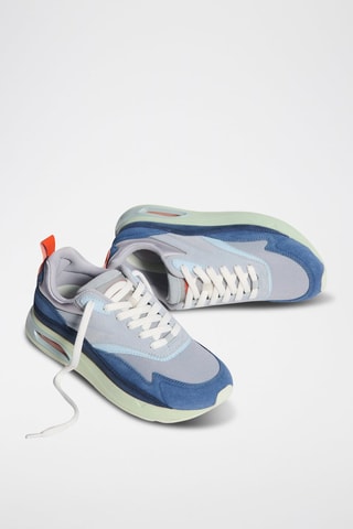 Baskets en cuir Goldent Gate - Bleu