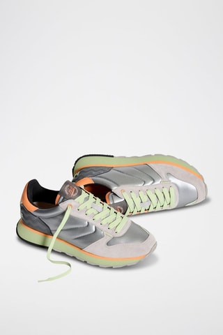 Baskets en cuir Lindos - Gris