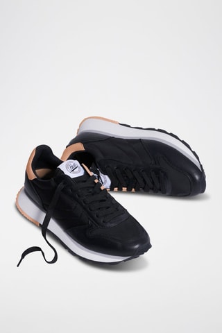 Baskets en cuir Cumae - Noir