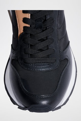 Baskets en cuir Cumae - Noir