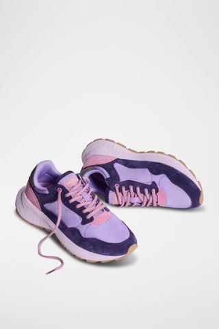 Baskets en cuir Shanghai - Violet