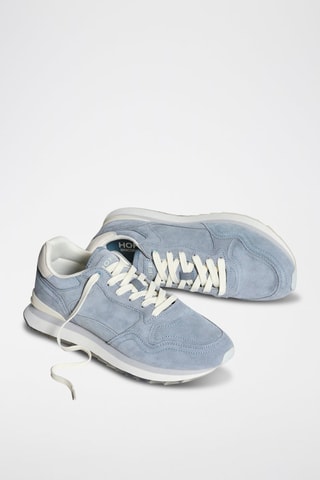Baskets en nubuck Mancora - Bleu