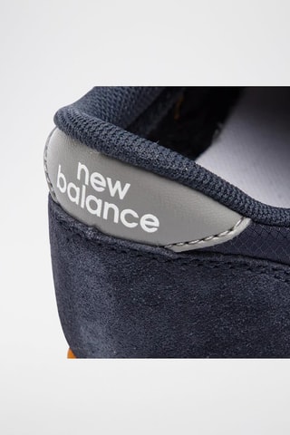 Baskets en nubuck - Bleu marine