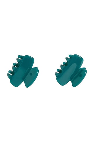 2 mollette per capelli - Verde
