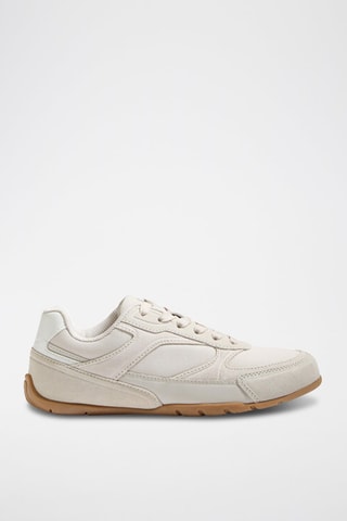 Sneakers in pelle - Beige