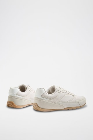 Sneakers in pelle - Beige