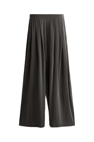 Pantaloni palazzo - Grigio scuro