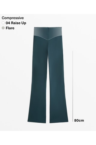 Pantaloni flare - Verde