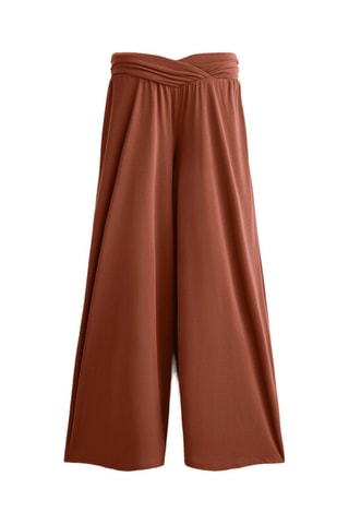 Pantaloni palazzo - Marrone