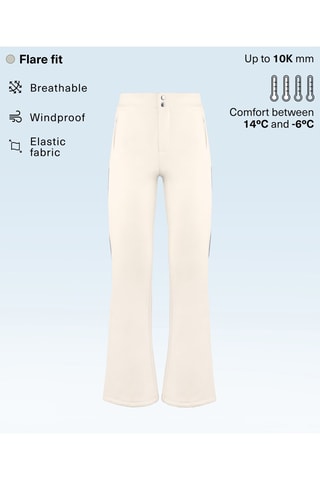 Pantaloni flare - Bianco