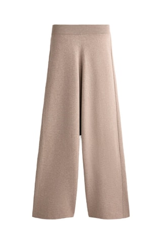 Pantaloni wide legs - Beige