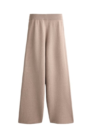 Pantaloni wide legs - Beige