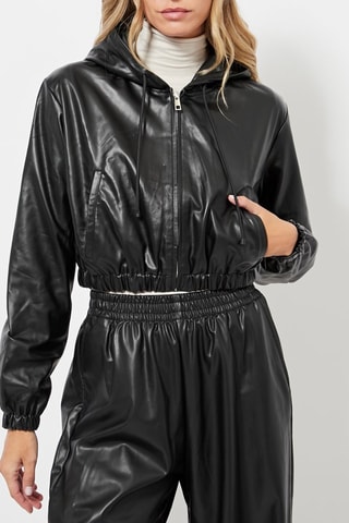 Giacca con cappuccio - Nero