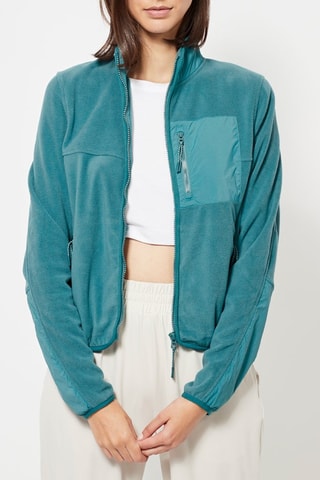 Giacca in pile - Verde