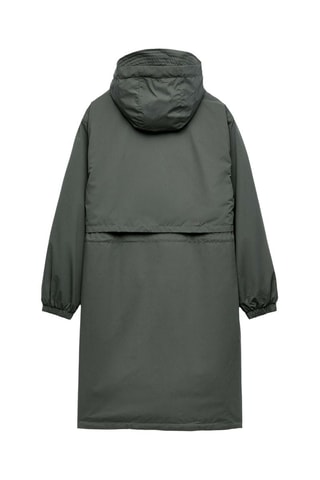 Impermeabile con cappuccio - Kaki