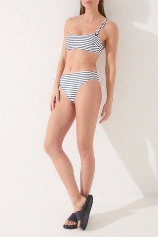 Slip bikini - Bianco e navy
