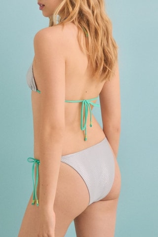 Slip bikini - Argentato
