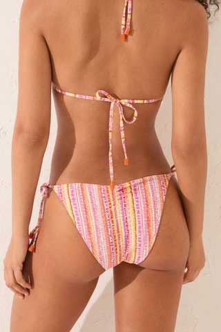 Slip bikini - Rosa e giallo