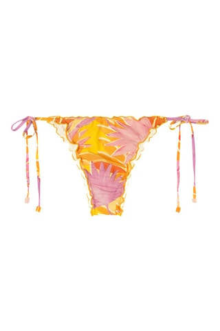 Slip bikini - Arancione e malva