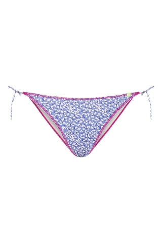 Slip bikini - Azzurro ed ecrù