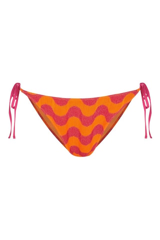 Slip bikini - Fucsia e arancione
