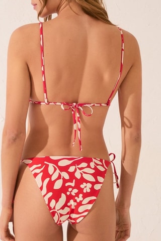 Slip bikini - Rosso e bianco