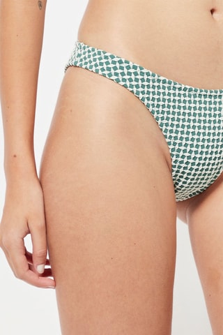 Slip bikini - Bianco e verde