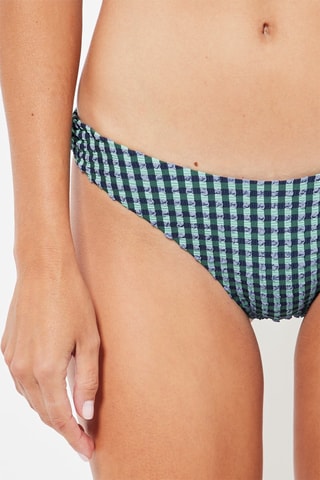 Slip bikini - Verde e bianco