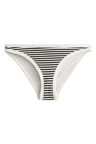 Slip bikini - Nero ed ecrù